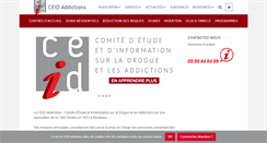 Desktop Screenshot of ceid-addiction.com